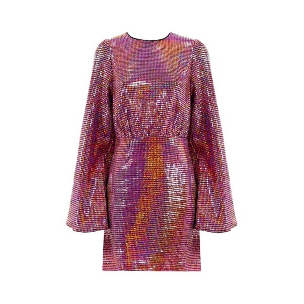 STAUD Isa Mini Dress in “Disco”, size 4